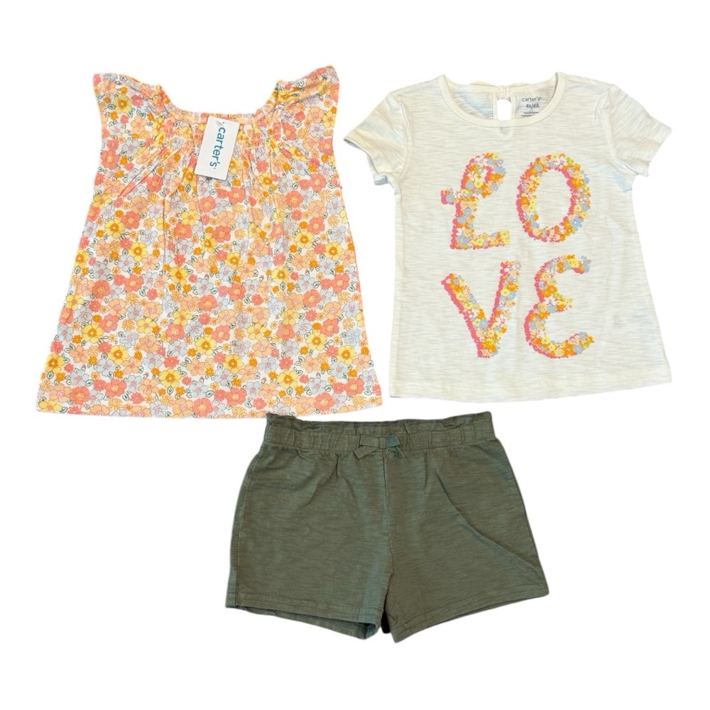 Carter's 3 pc shorts outfit
